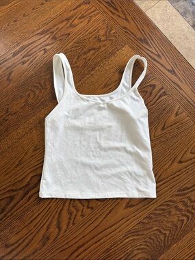 Aeropostale White Women's Scoop Tank